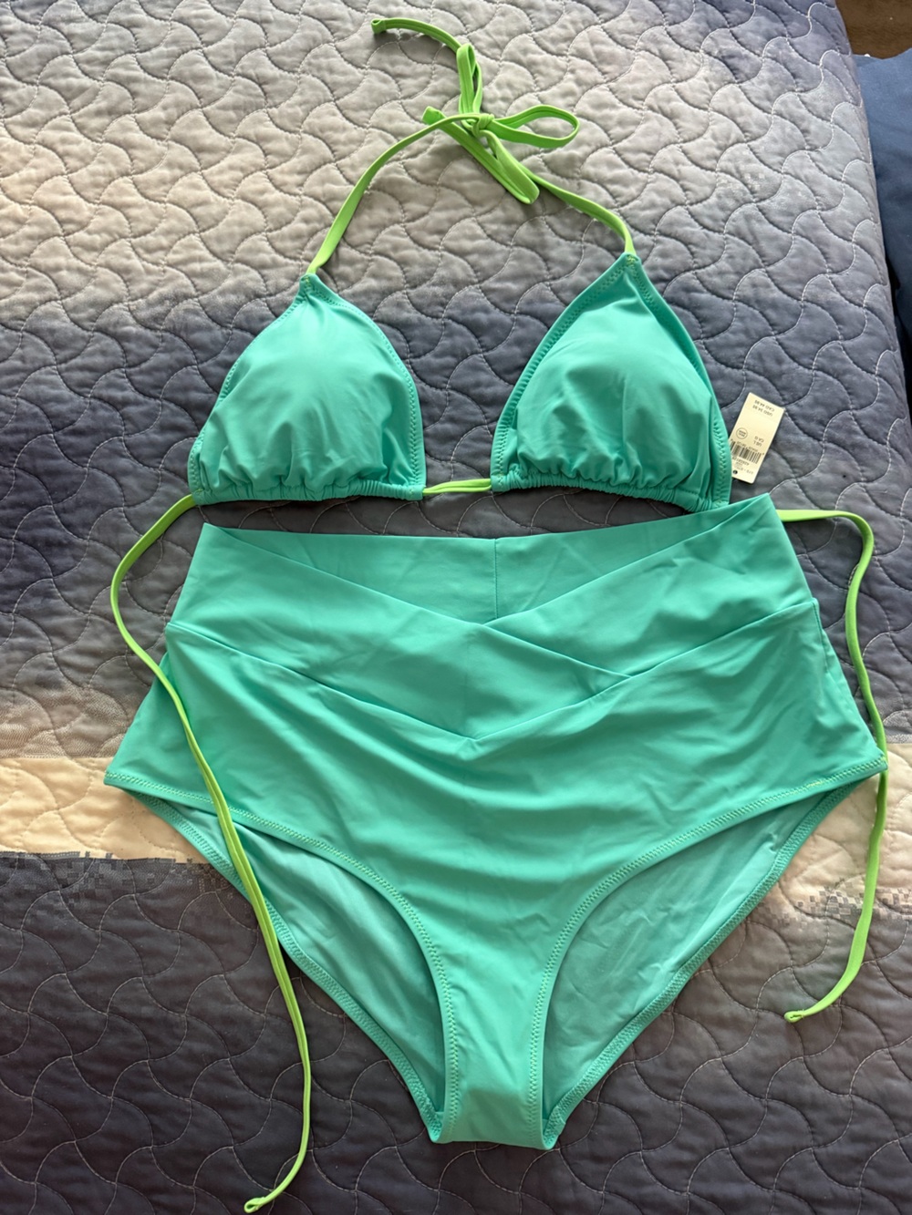 Aerie Bikini Set - Lightweight Swim Top & Bottom- L Top- XL bottom- new with tag